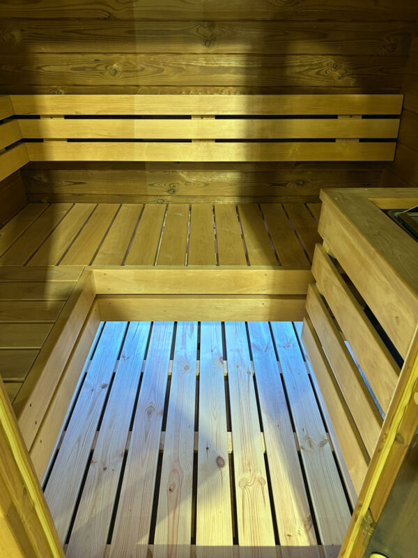 Mini-Quadro-Sauna, Balkon-Sauna,Saunabank